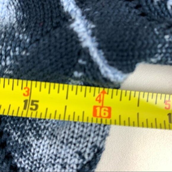 Parkhurst Textured Blue Long Sleeve Sweater - Picture 6 of 9